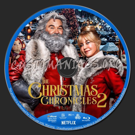 The Christmas Chronicles 2 blu-ray label