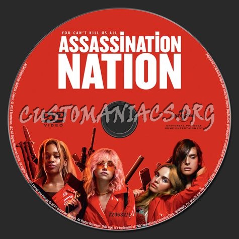 Assassination Nation dvd label