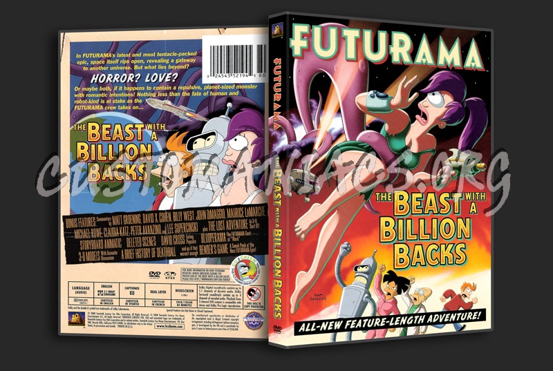 Futurama: The Beast with a Billion Backs dvd cover