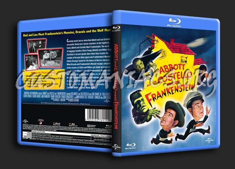 Abbott and Castello Meet Frankenstein blu-ray cover