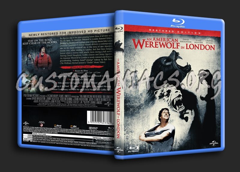 An American Werewolf in London blu-ray cover