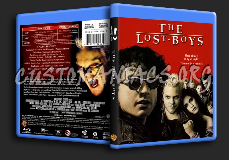 The Lost Boys blu-ray cover