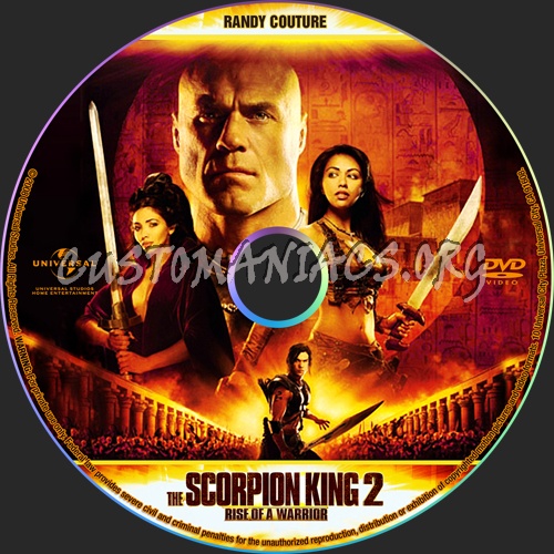 The Scorpion King 2 Rise of a Warrior dvd label