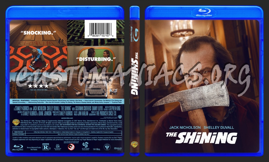 The Shining blu-ray cover