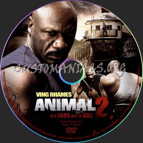 Animal 2 dvd label