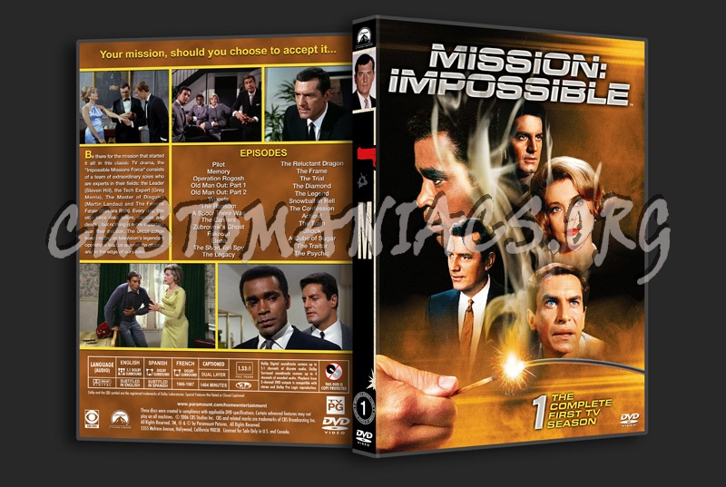 Mission Impossible - The Original TV Series dvd cover