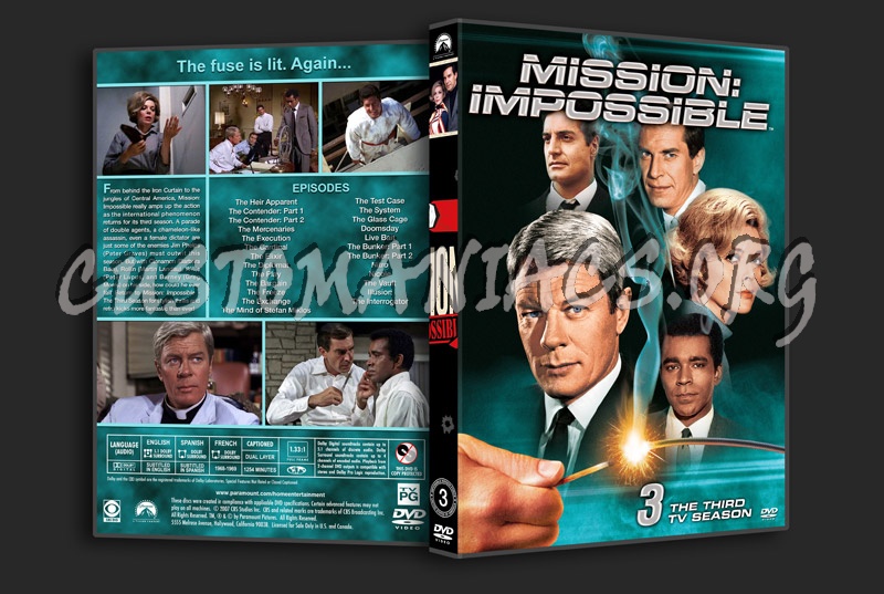 Mission Impossible - The Original TV Series dvd cover