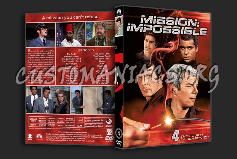 Mission Impossible - The Original TV Series dvd cover