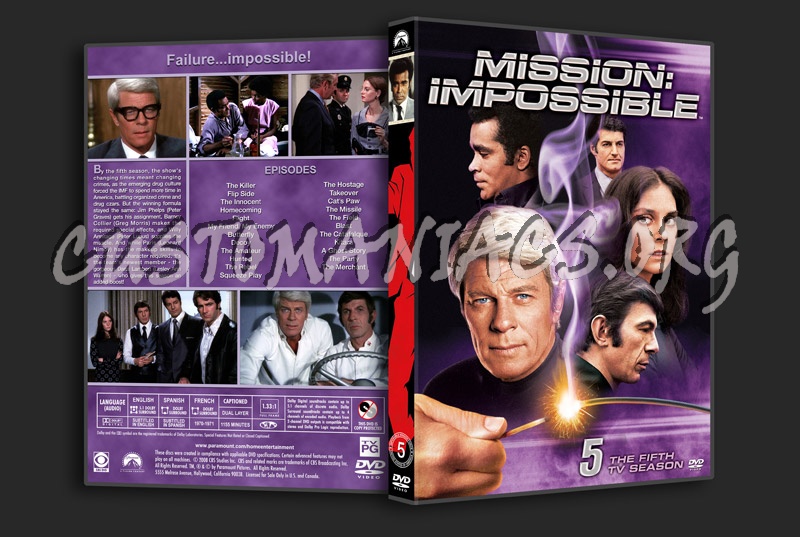 Mission Impossible - The Original TV Series dvd cover