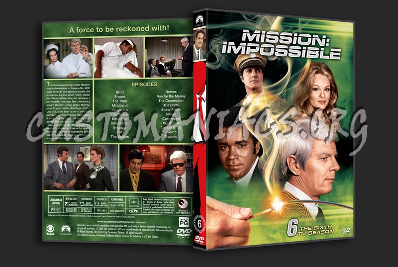 Mission Impossible - The Original TV Series dvd cover
