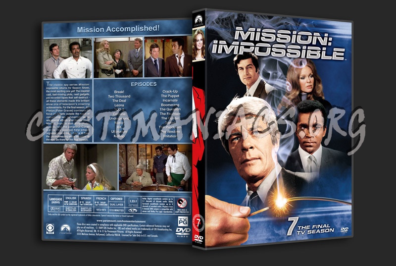 Mission Impossible - The Original TV Series dvd cover