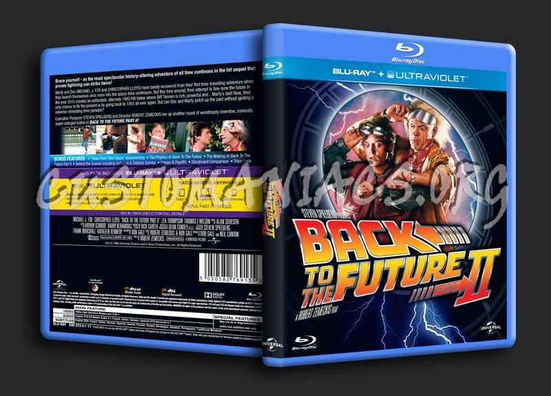 Back to the Future Part 2 blu-ray cover