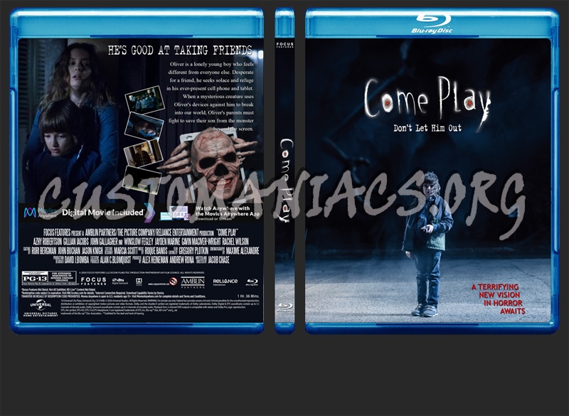 Come Play blu ray cover DVD Covers Labels by Customaniacs id