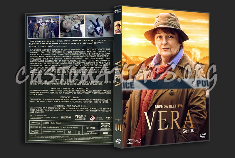 Vera - Set 10 dvd cover