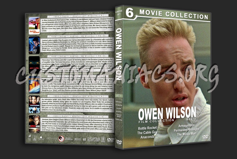 Owen Wilson Filmography - Set 1 dvd cover