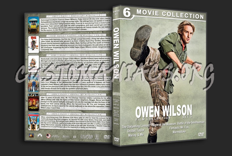 Owen Wilson Filmography - Set 5 dvd cover