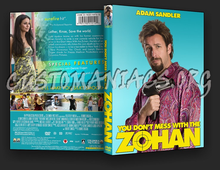 You Don't Mess With The Zohan dvd cover