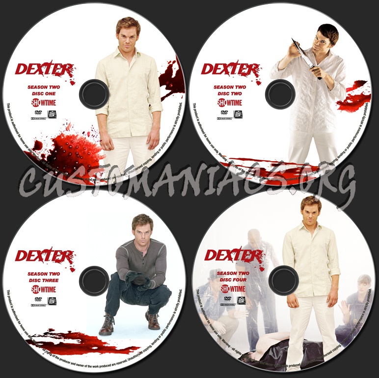 Dexter Season 2 dvd label