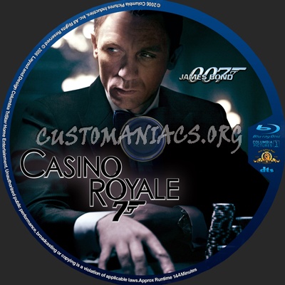 007- Casino Royale blu-ray label