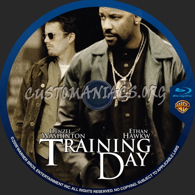Training Day blu-ray label