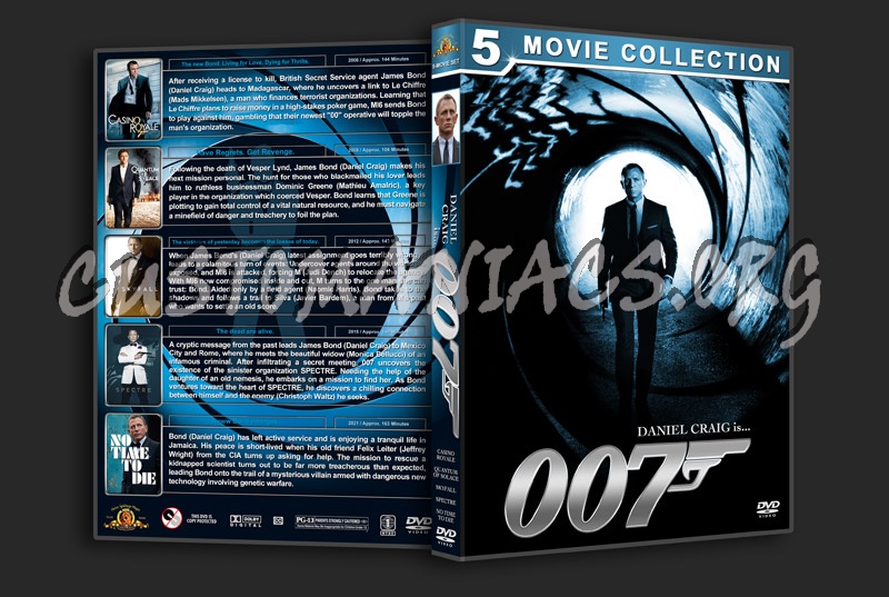 007 Daniel Craig Collection dvd cover