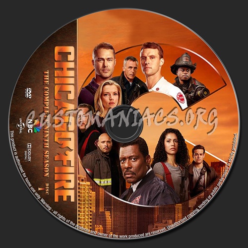 Chicago Fire Season 9 dvd label