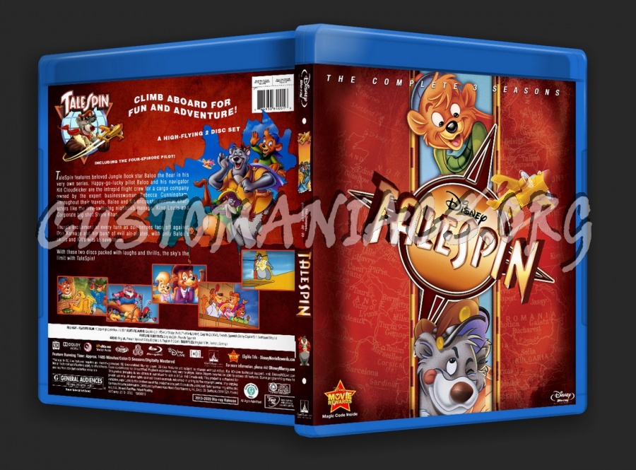 Talespin (1990) blu-ray cover