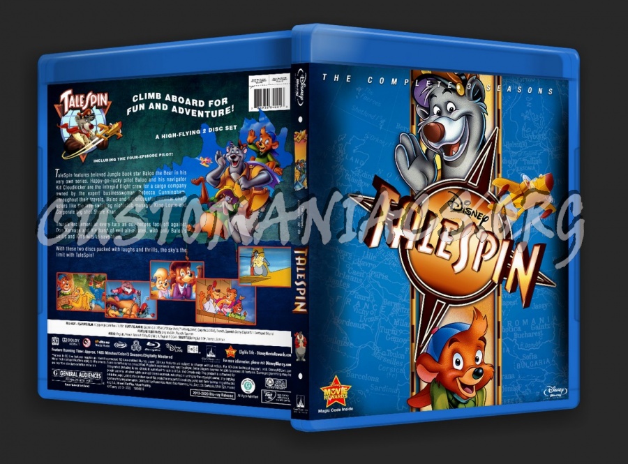 Talespin (1990) blu-ray cover