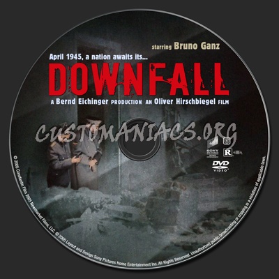 Downfall dvd label
