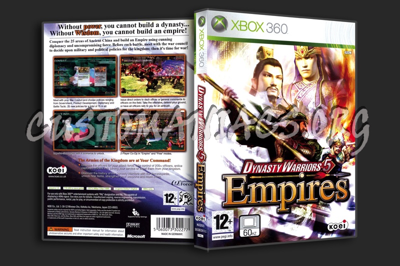 Dynasty Warriors 5 Empires dvd cover