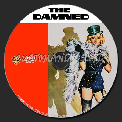 The Damned dvd label