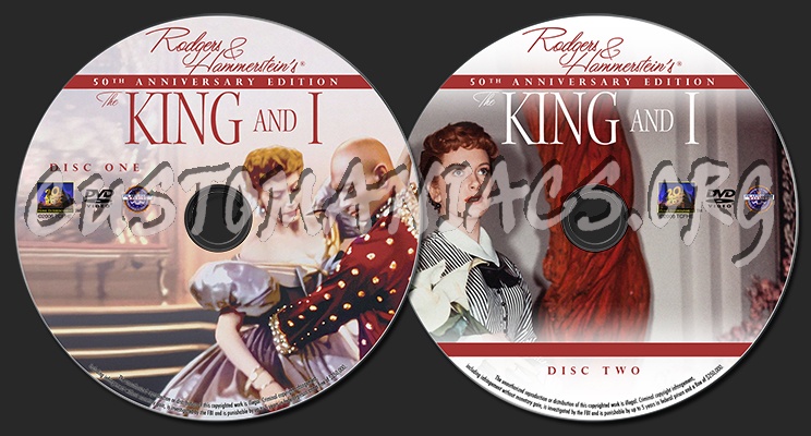 The King and I dvd label