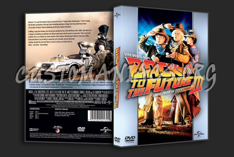 Back to the Future Part 3 dvd cover