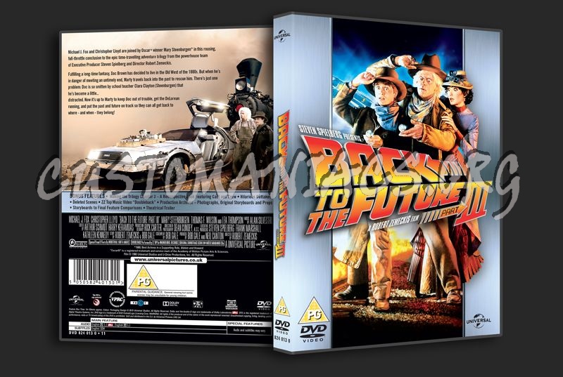 Back to the Future Part 3 dvd cover