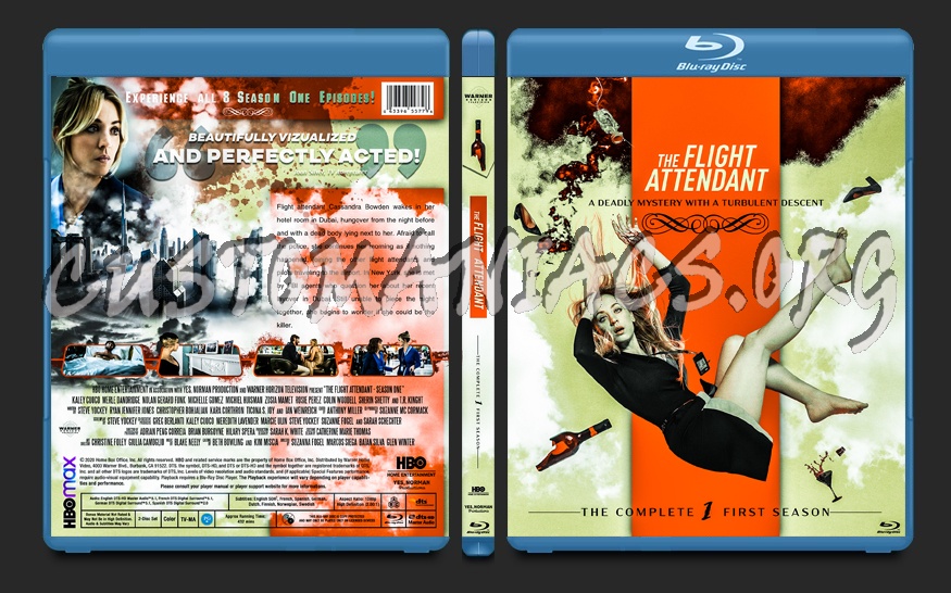 The Flight Attendant (2020) Season 01 blu-ray cover