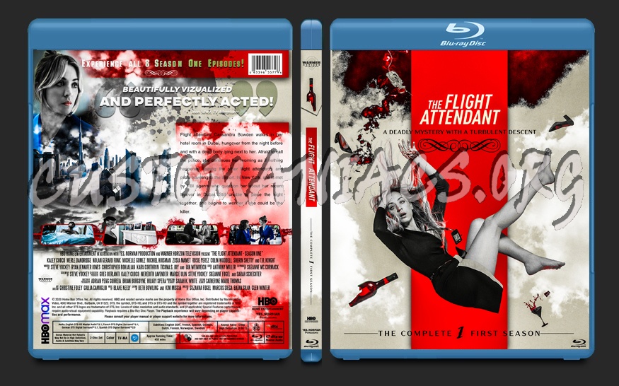 The Flight Attendant (2020) Season 01 blu-ray cover