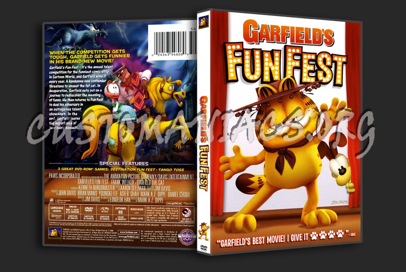 Garfield's Fun Fest dvd cover