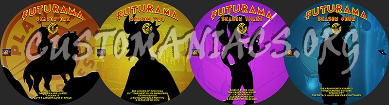 Futurama Collections dvd label