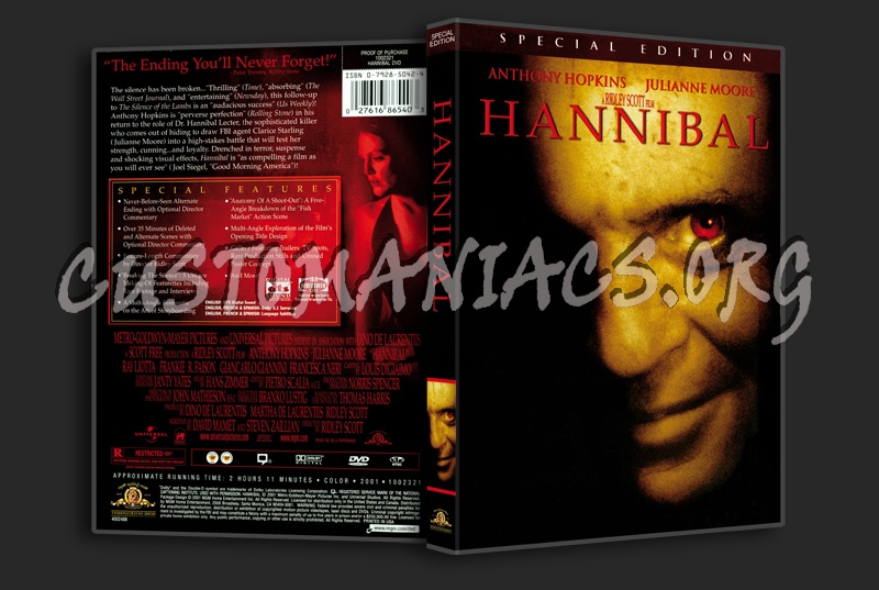 Hannibal dvd cover