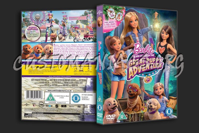 Barbie & Her Sisters in the Great Puppy Adventure dvd cover