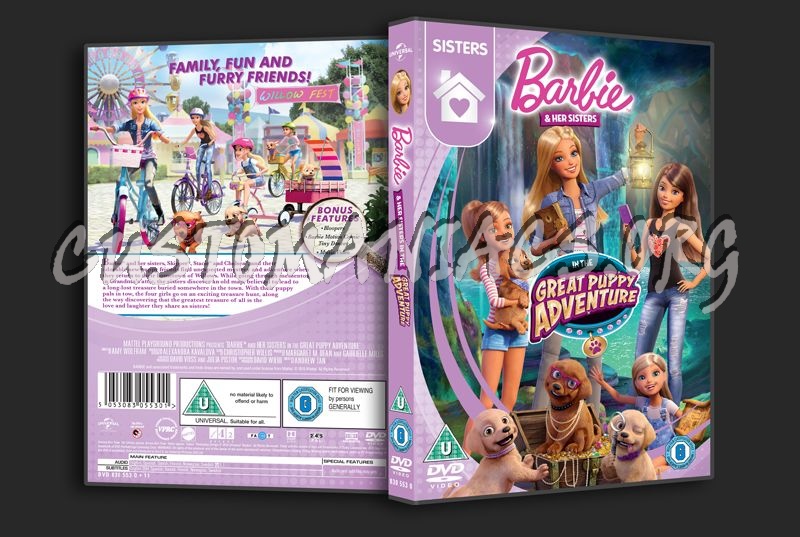 Barbie & Her Sisters in the Great Puppy Adventure dvd cover