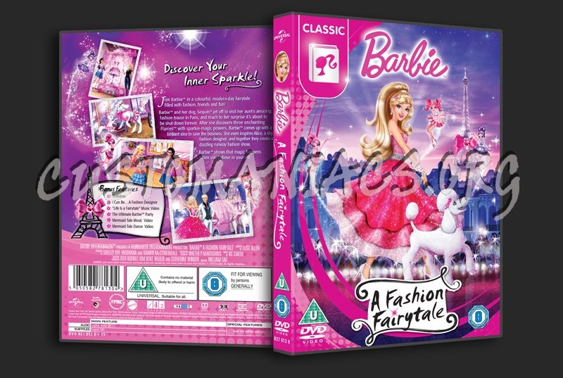 Barbie A Fashion Fairytale dvd cover