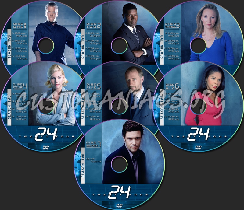 24 Season Two dvd label