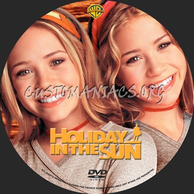 Holiday In The Sun dvd label