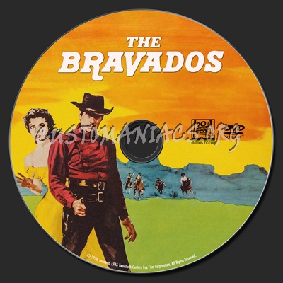 The Bravados dvd label