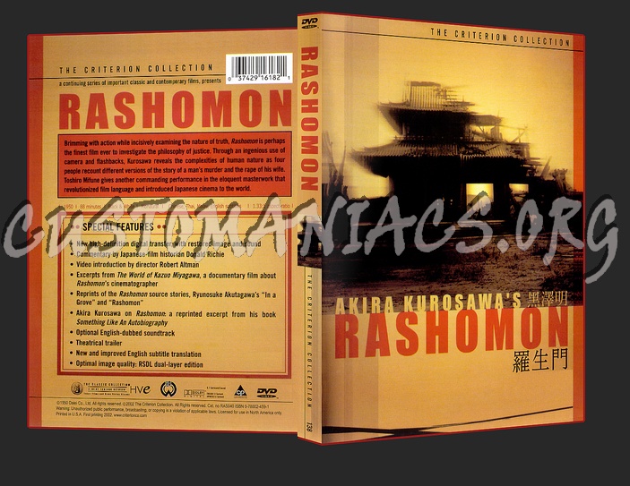 138 - Rashomon dvd cover