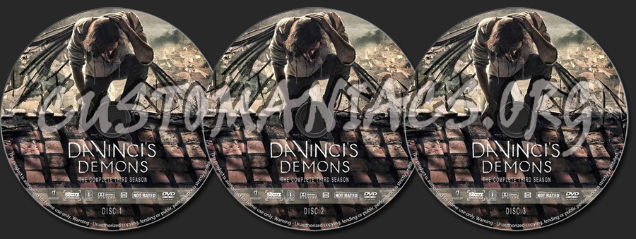 Da Vincis Demons - Season 3 dvd label