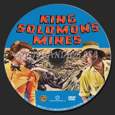 King Solomon's Mines (1950) dvd label