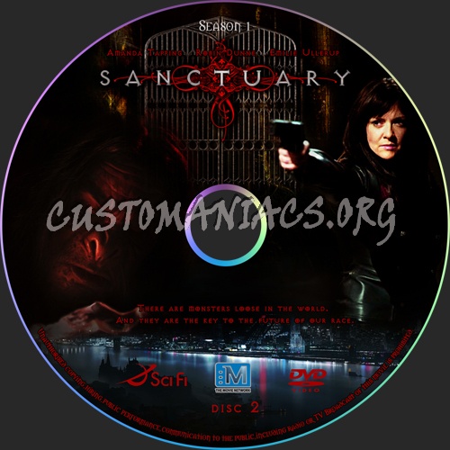 Sanctuary dvd label