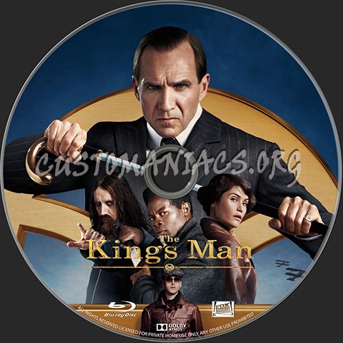 The King's Man blu-ray label